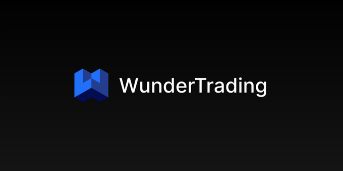 The post's featured image displays the WunderTrading platform logo.